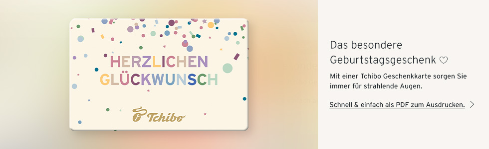 Geschenkkarte Tchibo