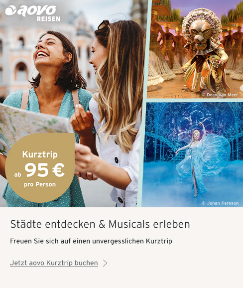 Tchibo aovo Städte- & Musicalreisen