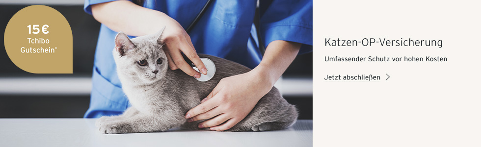 Tchibo Katzen OP Versicherung