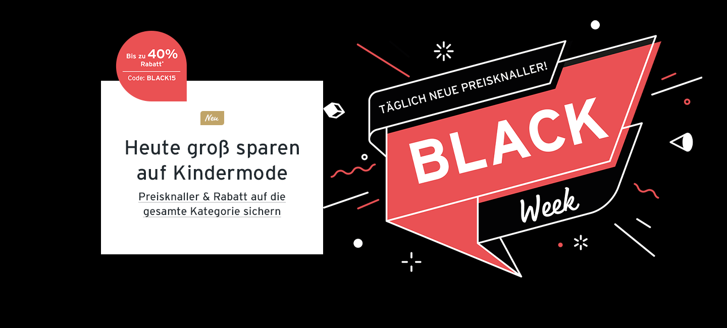 Black week bei Tchibo: Preisknaller und Rabatte auf Kindermode