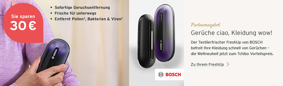 Textilerfrischer FreshUp von Bosch