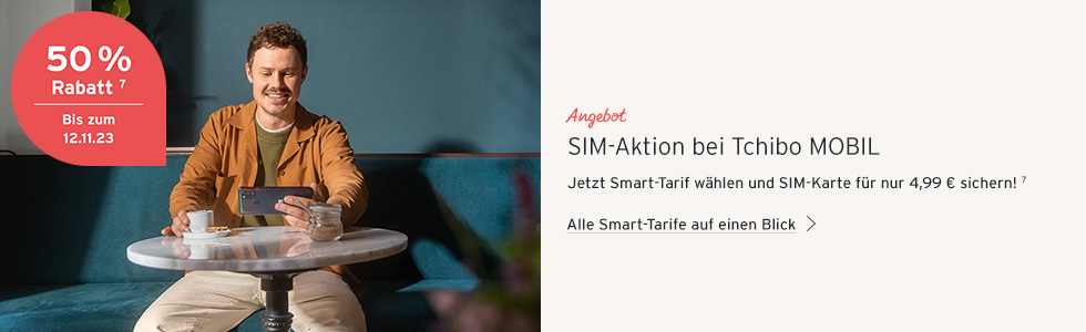 Sim Aktion bei Tchibo Mobil