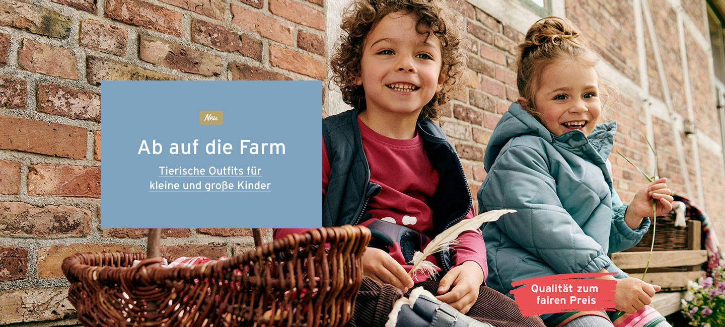 Tierische Outfits für kleine und große Kinder