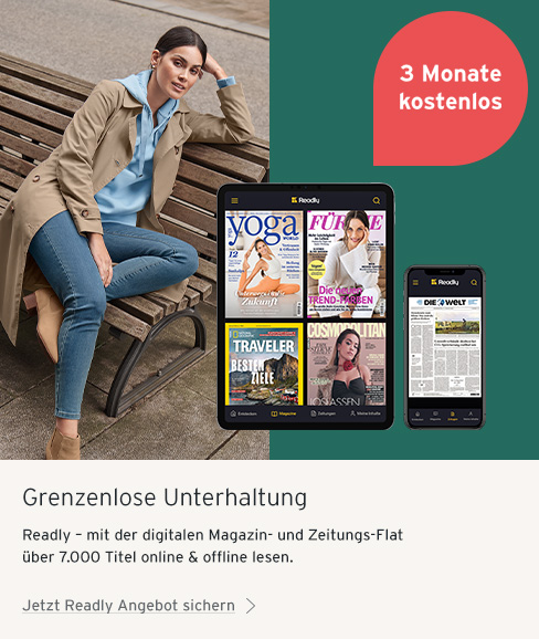 Readly - die digitale Magazin- und Zeitungs-Flat