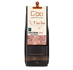 Qbo Premium Coffee Beans »Kooperative Fedecos« Caffè Crema Mild, Ganze Bohne