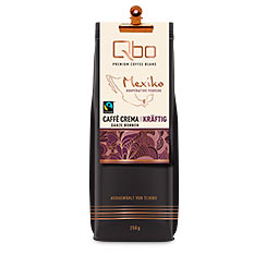 Qbo Premium Coffee Beans »Kooperative Fedecos« Caffè Crema Kräftig, Ganze Bohne