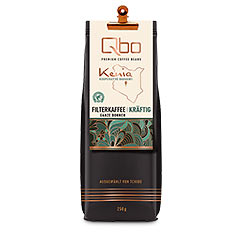 Qbo Premium Coffee Beans »Kooperative Baragwi« Filterkaffee Kräftig, Ganze Bohne
