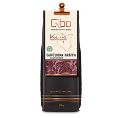 Qbo Premium Coffee Beans »Kooperative Baragwi« Caffè Crema Kräftig, Ganze Bohne