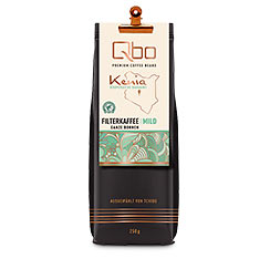 Qbo Premium Coffee Beans »Kooperative Baragwi« Filterkaffee Mild, Ganze Bohne