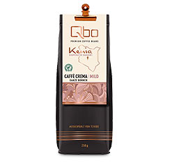 Qbo Premium Coffee Beans »Kooperative Baragwi« Caffè Crema Mild, Ganze Bohne