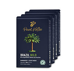 2 kg Privat Kaffee Brazil Mild - Ganze Bohne