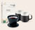 Set aus Handfilter, 2er Set Kaffeebecher und Kaffeefilterpapier Gr. 2