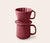 Kaffeebecher mit Filter, berry