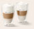Latte Macchiato Gläser, bedruckt, Herzchen