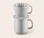 Kaffeebecher mit Filter, grau