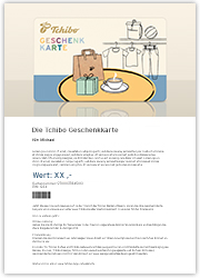 Die Tchibo Geschenkkarte jetzt einfach online als PDF bestellen