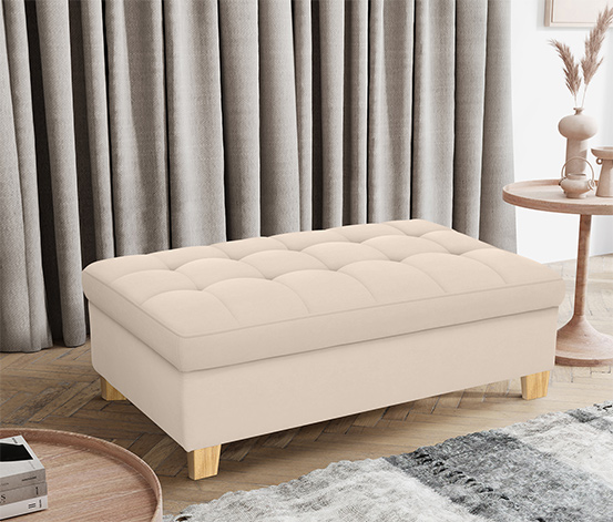 Hocker »Sugar« creme online bestellen
