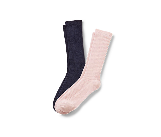 2 Paar Ripp-Socken