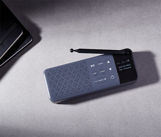 Lexon »RIO« DAB+/FM Radio mit Bluetooth®Lautsprecher, schwarz