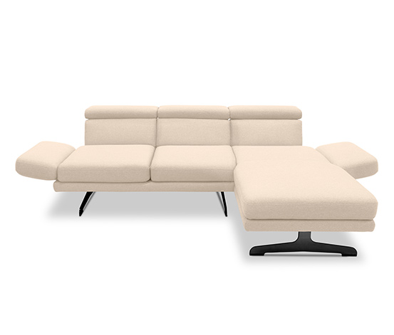 Ecksofa »Amantea« rechts cremefarben online bestellen
