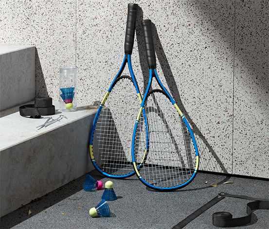 Turbo-Badminton-Set