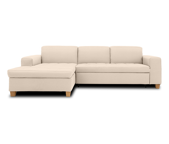 Ecksofa »Sugar« mit Schlaffunktion creme online bestellen