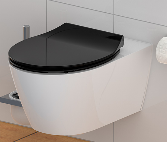 WC-Sitz SLIM WHITE • Duroplast • Mit Absenkautomatik • SCHÜTTE