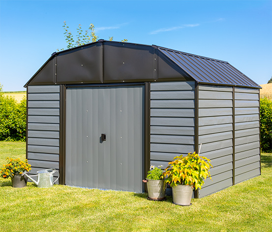 Spacemaker Metall Geratehaus Ca 313 X 273 Cm Online Bestellen