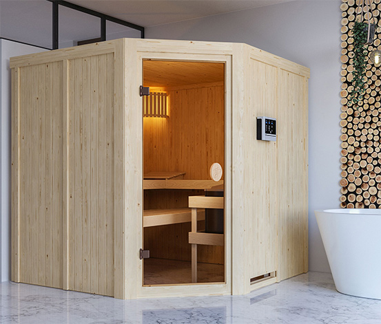 Karibu Sauna »Lyda«, Finnisch
