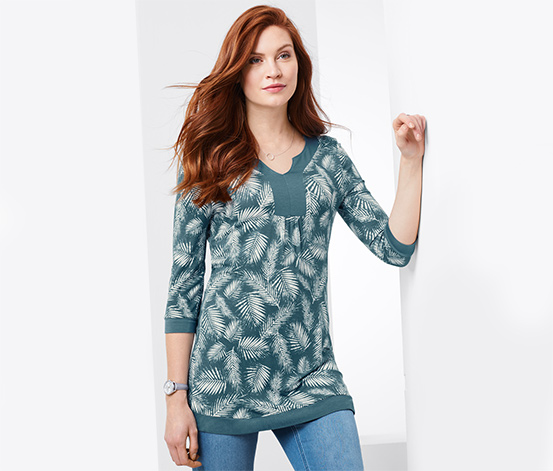 Bedrucktes Longshirt