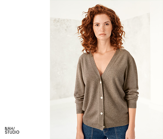 NAH/STUDIO Cardigan | recycelte Wolle/Cashmere