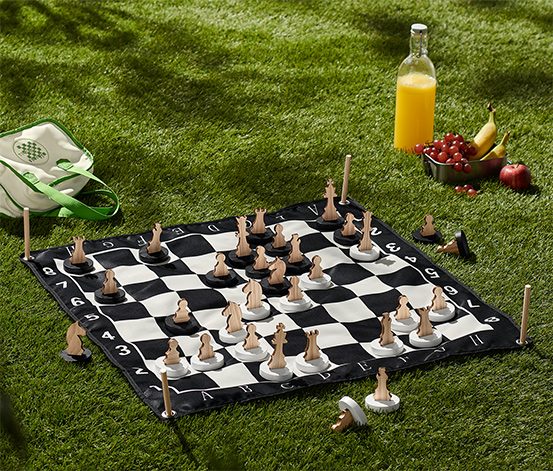 XXL Schach Spiel, Outdoorspiel 1,58 x 1,58 m