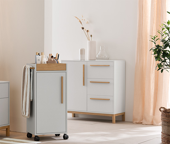 Bad-Sideboard »Eklund« hellgrau online bestellen