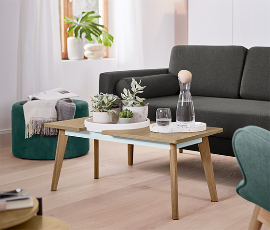 Couchtisch mit abnehmbarem Tablett online bestellen