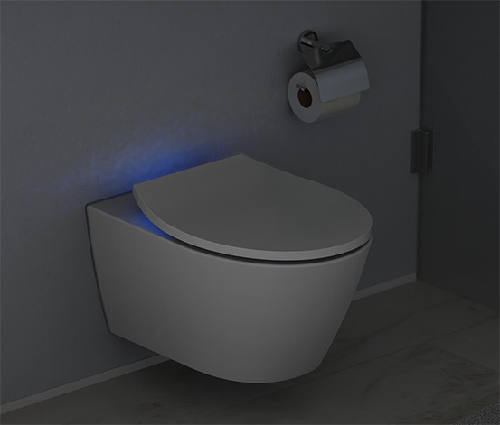 bestellen Duroplast WC-Sitz 678038 Tchibo mit LED SCHÜTTE bei Nachtlicht online
