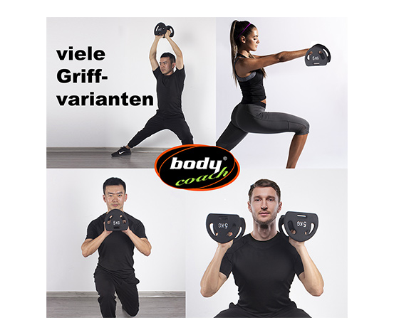 Body Coach Multifunktions-Neoprenhantel, 10 kg