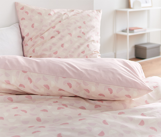 Premium-Baumwollbettwäsche, Übergröße, roséfarben