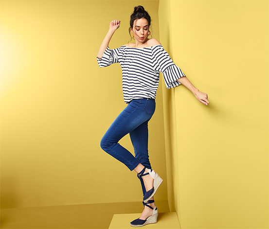 Offshoulder-Blusenshirt