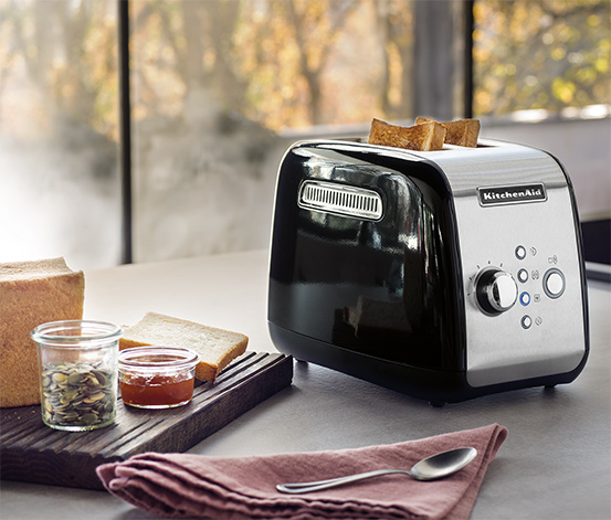 KitchenAid-2-Scheiben-Toaster »5KMT221«, onyxschwarz