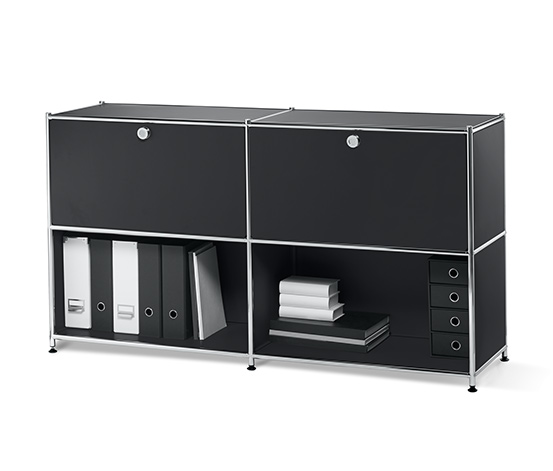 Metall Sideboard Mit 2 Versetzbaren Klappfachern Online Bestellen