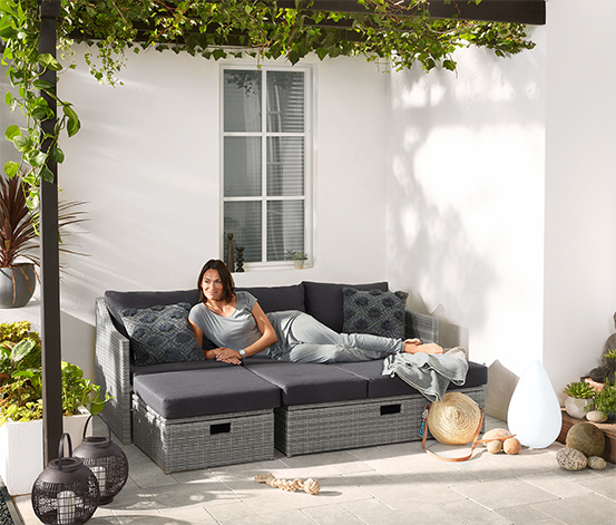 Garten Ausziehsofa Polyrattan Online Bestellen Bei Tchibo 386603