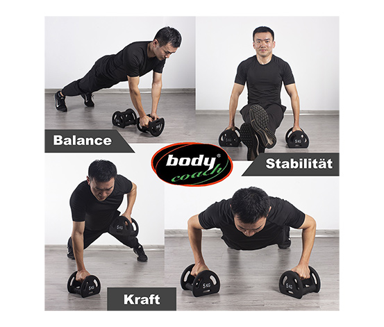 Body Coach Multifunktions-Neoprenhantel, 7,5 kg