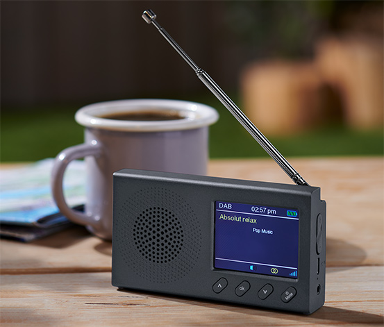 Tragbares DAB/FM-Radio mit Bluetooth