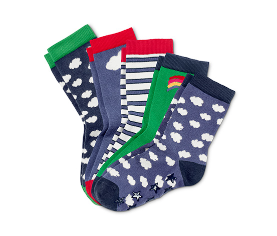 5 Paar ABS-Socken aus Bio-Baumwolle