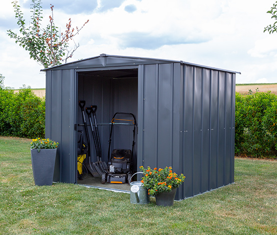 Spacemaker Gartenhaus Aus Metall Ca 254 X 181 Cm Online