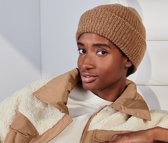Strickmütze braun online bestellen