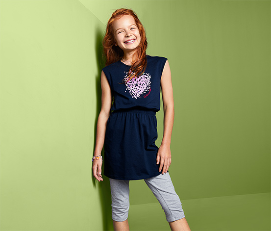 Jerseykleid mit Wendepailletten