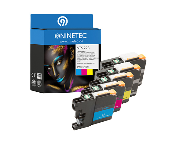 NINETEC Tintenpatrone »NT5-223« für Brother Modelle