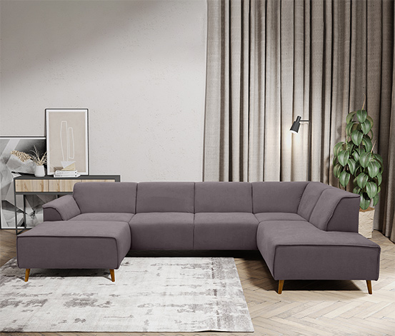 Sofa »Jules« in U-Form silberfarben online bestellen