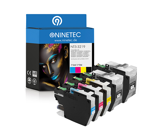 NINETEC Tintenpatrone »NT5-3219« für Brother Modelle